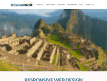 Tablet Screenshot of designinca.com